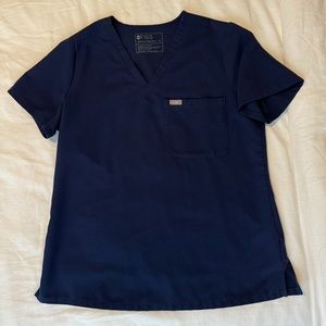 Figs Catarina Top - Navy Blue Medium